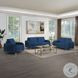 Wenona Blue Velvet 79" Sofa