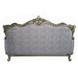 Miliani Gray Living Room Set with Pillows and Nailhead Trim
