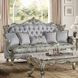 Miliani Gray Living Room Set with Pillows and Nailhead Trim