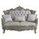 Miliani Gray 73" Loveseat with Pillows and Nailhead Trim