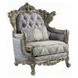 Miliani Gray Living Room Set with Pillows and Nailhead Trim