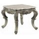 Miliani White and Antique Bronze Marble Top Occassional Table Set