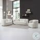 Odette Beige Chenille Chair with Pillow