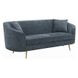 Nakendra Cobalt Blue Living Room Set with Pillows