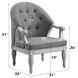 Florian Gray Upholstered Accent Chair