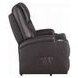 Evander Brown Leather Recliner with Power Lift and Massage