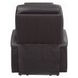Evander Brown Leather Recliner with Power Lift and Massage