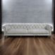 Ofer Vintage White Leather 122" Sofa