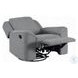 Destiny Gray Linen Glider Swivel Recliner