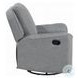 Destiny Gray Linen Glider Swivel Recliner