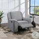 Destiny Gray Linen Glider Swivel Recliner