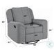 Destiny Gray Linen Glider Swivel Recliner