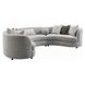 Ivria Gray 3 Piece Modular Sectional with Pillows