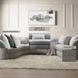 Ivria Gray 3 Piece Modular Sectional with Pillows