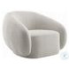 Isabel Beige Boucle Chair with Swivel