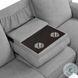 Destiny Gray Linen Reclining Sectional