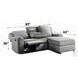 Destiny Gray Linen Reclining Sectional