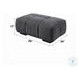 Chosen Gray Chenille Rectangular Ottoman