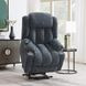 Omarion Blue Power Lift Recliner with Heating Massage and USB Charging