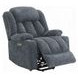 Omarion Blue Power Lift Recliner with Heating Massage and USB Charging