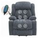 Omarion Blue Power Lift Recliner with Heating Massage and USB Charging