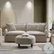 Upendo Beige Linen Living Room Set with 2 Pillows