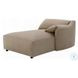 Veata Light Brown Suede Sectional Sofa