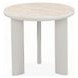 Ingram White and Light Gray Sintered Stone Occassional Table Set