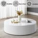 Dyllan White Round Cocktail Table
