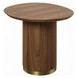 Willene Beige and Dark Oak Free Form Ceramic Top Occassional Table Set