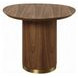 Willene Beige and Dark Oak Free Form Ceramic Top Occassional Table Set