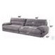 Cadenza Gray Corduroy 96" Loveseat