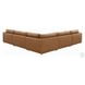 Brighton Brown Top Grain Leather Modular Sectional