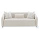 Etienne Beige Linen Living Room Set with 3 Pillows