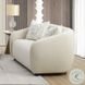 Etienne Beige Linen 67" Loveseat with 3 Pillows