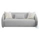 Etienne Gray Linen 84" Sofa with 3 Pillows