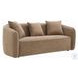 Keith Brown Chenille 79" Sofa with 3 Pillows