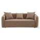 Keith Brown Chenille 79" Sofa with 3 Pillows