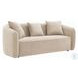 Keith Beige Chenille 79" Sofa with 3 Pillows