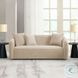 Keith Beige Chenille 79" Sofa with 3 Pillows
