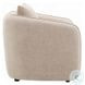 Keith Beige Chenille Chair with Pillow