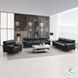 Eilene Black Top Grain Leather Chair