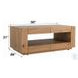 Harlan Oak Rectangular Coffee Table