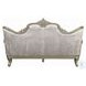 Libertee Beige Fabric and Champagne 85" Sofa with 5 Pillows