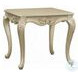 Libertee Champagne Rectangular End Table