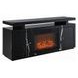 Drisana Black 59" TV Stand with Electric Fireplace