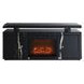 Drisana Black 59" TV Stand with Electric Fireplace