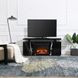 Drisana Black 59" TV Stand with Electric Fireplace
