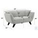 Nayeli Light Gray Boucle 65" Loveseat