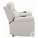 Chriki Beige Polished Microfiber Power Recliner with Lift, Heating and Massage